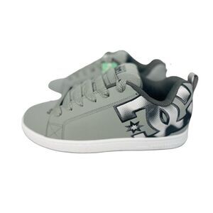 DC Shoes Men's Court Graffik Grey/Grey/GreyLow Top Sneaker Shoes 300529
